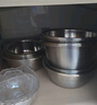 美厨（maxcook）304不锈钢盆筛五件套 加厚大号洗菜盆 米筛味斗套装 MCWA550 实拍图