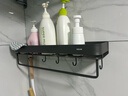 四季沐歌（MICOE）卫生间置物架 太空铝免打孔厕所洗手台厨房收纳壁挂浴室置物架1个 实拍图