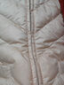 雪中飞羽绒内胆女轻薄羽绒服女短款新款冬季内搭修身时尚羽绒服外 米白 2XL (175) 实拍图