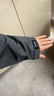 JEEP SPIRIT吉普夹克男士秋冬季冲锋防风衣工装外套休闲上衣服 灰色加棉 2XL 实拍图