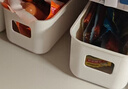 访客（FK）收纳盒 桌面收纳盒杂物内衣收纳盒玩具零食整理筐杂物储物盒 2个装20.5*14*7cm【小号】无盖 实拍图