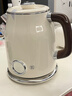 美的（Midea）艺术家电热水壶  烧水壶自动断电保温一体  1.6L大容量电热水壶 316L不锈钢恒温壶 精准控温 63-Q 实拍图