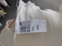 优衣库女装罗纹高领T恤/长袖小高领内搭479588 00 白色 XS /150/76A 实拍图