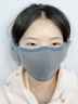 JCZS戴眼镜不起雾的口罩冬季防风防寒女高颜值保暖护耳罩一体防冻脸面 成人款-深灰色【不起雾不湿闷纳米微孔科技】 无规格 晒单实拍图
