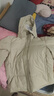 鸭鸭（YAYA）羽绒服女2025最新款冬季小个子显瘦蓄热加厚保暖云感泡芙韩版外套 米色 2XL (建议155-165斤) 实拍图