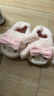 Hello Kitty女童棉鞋冬儿童室内家居鞋小孩保暖亲子棉拖鞋 美乐蒂粉 34-35码 实拍图