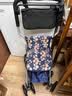 TacaoF AKE CARE OF日本特高步老人助力行走器手推车轮椅折叠老年人轻便旅行手推车 【轻便购物】 SIMD02-NV 蓝色 实拍图