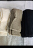 JOAE针织袜套【德绒保暖】秋冬百搭腿套女士舒适显瘦堆堆袜小腿袜3双 实拍图