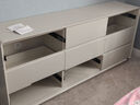 全友家居现代简约斗柜卧室床尾收纳客厅储物玄关柜五斗橱家具国家补贴 灰白|1.8m九斗柜 宽大台面+多抽分区+灵活摆放 实拍图