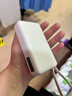 小米（MI）【3C认证】自带线充电宝10000 67W 浅咖色65W自充 可上飞机/火车 可充手机平板笔记本耳机 实拍图