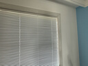 美尔耐免打孔百叶窗帘卧室卫生间浴室厕所防水铝合金厨房升降遮光帘6010 免钉【标准哑光】白色 1平方米 实拍图