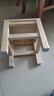 仟艺绘 全实木小凳子欧式板凳整装榫卯换鞋凳家用茶几凳矮凳纯实木方凳 方形凳【长27*宽27*高27cm】 实拍图