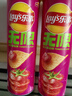 乐事（Lay's）无限薯片 鲜浓番茄味 104克*2罐 208克 休闲零食 膨化食品 实拍图