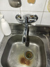 柏温全铜主体入墙式冷热水龙头厨房水龙头 洗衣池菜盆水槽龙头可旋转 实拍图