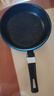 【亏本清仓】韩式麦饭石色不粘锅平底锅铁锅电磁炉不带盖 黑色小煎锅 16cm 实拍图