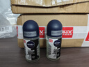 妮维雅（NIVEA）抑汗香体止汗露腋下干爽滚珠男士黑白出众爽身走珠液50ml*2 实拍图