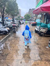 幸福玛丽（Cheerful Mario）大眼狗儿童雨靴防滑防水2025新款男童水鞋宝宝雨鞋卡其内长18cm 实拍图