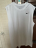 耐克NIKE男子春夏圆领背心 针织 运动休闲 经典简约DX0992-100白色 XL 实拍图