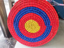 HUWAIREN箭靶草靶反曲弓箭传统弓复合弓训练射箭eva靶架靶射箭器材挡箭布 圆形箭靶直径50cm厚度10cm 实拍图