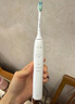 飞利浦（PHILIPS）【肖战推荐】电动牙刷钻石3系 生日礼物 情侣款送男生/女友 微泡水流HX5181/01皓月白 国家补贴 实拍图