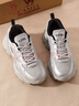 骆驼（CAMEL）运动老爹鞋女透气厚底潮休闲鞋子 K23S60L8016 银色40 实拍图