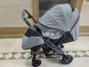 豪威婴儿推车可坐可躺新生儿四轮减震婴儿车双向宝宝bb小孩手推车童车 亚麻灰 奢华版（可坐可躺可水洗 实拍图