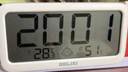 德力西电气（DELIXI ELECTRIC）电子蓝牙温湿度计家用婴儿房室内温度计高精度大屏学生宿舍闹钟 实拍图