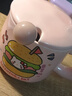 可爱fufu生日蛋糕马克杯带盖勺陶瓷杯送女生高颜值有意义生日礼物 汉堡生日蛋糕杯+盖+勺 1个 350ml 实拍图