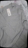 优衣库女装罗纹高领T恤/长袖小高领内搭479588 03 灰色 3XL /170/108C 实拍图