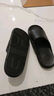 回力静音男士室内户外穿厚底防滑速干洗澡凉拖鞋HL3A23黑色42-43码 实拍图