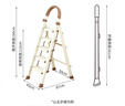 誉丰嘉美梯子家用折叠人字梯加厚铝合金梯多功能登高爬梯扶梯楼梯工程梯 【大XD加厚铝合金踏板】四步梯【奶油白】 实拍图