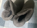 京策雪地靴男皮毛一体春季保暖面包大棉鞋情侣加绒加厚防滑东北老北京 100灰色绒面 42 实拍图