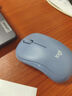 罗技（Logitech）M221 轻音鼠标 无线鼠标 办公鼠标 对称鼠标 带无线微型接收器 雾霭蓝 实拍图