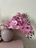 京东鲜花粉色花瓶玻璃摆件客厅插花琉璃轻奢高级感小众设计感水培装饰乔迁 实拍图