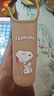 史努比（SNOOPY） 儿童保温杯女男小学生上学专用高颜值弹跳盖316不锈钢直饮口水杯 白色500ML+杯套 实拍图