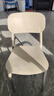餐椅塑料椅子办公凳靠背休闲椅家用书桌椅卧室化妆椅简易小椅子 两把装【颜色备注】默认卡其色 实拍图