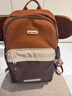 卡拉羊【蒋勤勤代言】书包小学生初高中生游学包大容量高颜值双肩包男女 【18L】焦糖棕|防泼水面料 实拍图