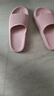 卡帝乐鳄鱼拖鞋女踩屎感凉拖鞋软底家居洗澡凉拖鞋子 女 0293 粉色 37-38 实拍图