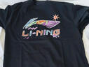 李宁短袖T恤文化衫男子LOGO字母印花圆领运动服AHSU745 实拍图