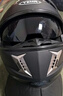 野马（YEMA）3C认证828S摩托车头盔男全盔冬季双镜片机车安全帽 四季通用 均码 亚黑+防雾贴片 实拍图