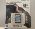 金士顿（Kingston）128GB SD存储卡 U3 V30 相机内存卡 高速sd卡大卡 4K超高清拍摄 读速170MB/s 写速90MB/s 实拍图
