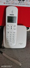 飞利浦（PHILIPS）无绳电话机 无线座机 子母机 办公家用 屏幕白色背光 持久待机 DCTG186红色 实拍图