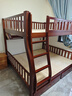 枫轩堂胡桃木 儿童上下床实木高低床双层床上下铺床两层木床子母床 爬梯款【CQC环保认证】 上铺宽160下铺宽180 实拍图