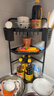 九千谷转角调料架厨.房置物架佐料调味品瓶罐挂钩大容量台面收纳篮6363 实拍图