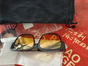 Jimmy Orange太阳眼镜男款潮近视套镜夜视男士司机开车防远光偏光墨镜女 黑框 实拍图
