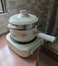 美的（Midea）电煮锅 电蒸锅 电炒锅 电热锅 2.6L分体式 小型1-2人学生宿舍多功能锅 泡面锅 XZC2061 配蒸笼 实拍图