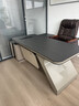 三雀轻奢老板桌办公桌简约现代董事长总裁桌大班台经理办公室桌椅组合 1.8米老板桌 实拍图
