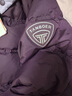 坦博尔羽绒服女短款时尚潮流可脱卸帽百搭保暖外套550388T满天星紫160 实拍图