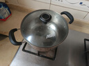 爱仕达（ASD）汤锅304不锈钢蒸汤锅 炖煮锅复底小汤锅22CM燃气电磁炉通用奶锅B1 实拍图
