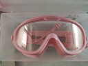 佑游儿童泳镜泳帽防水防雾大框男女游泳馆洗澡泳镜六件套6936粉色 实拍图